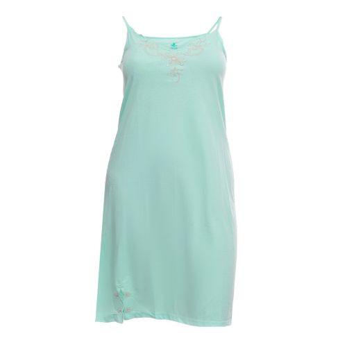 Spagetti plain cotton short nightgown