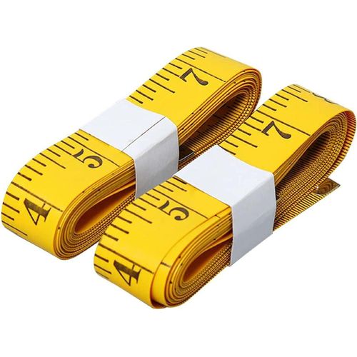 Sewing Tape Measure 2 Pack Double-Scale Soft Tape Measuring Body Weight Loss Medical Body Measurement Sewing Tailor Cloth Ruler Dressmaker Flexible Ruler Tape Measure (Multicolor)60Inches-50cm