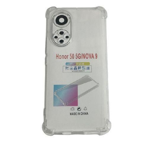 Silicone Back Case For Huawei Nova 9 - Honor 50 - Transparent - Anti Shock - Clear