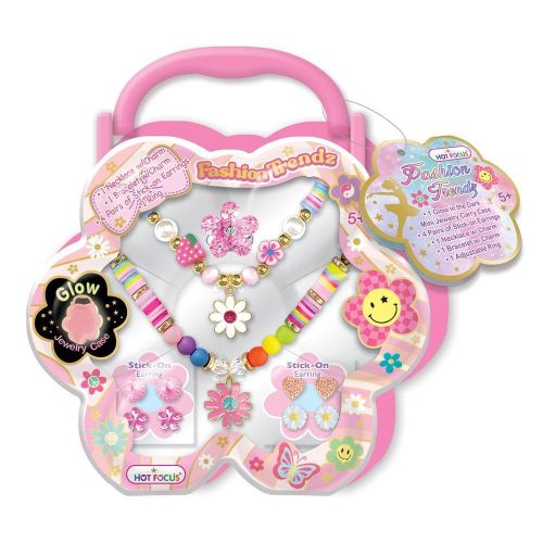 Fashion Trendy Groovy Flower Jewelry Set - 900NGF