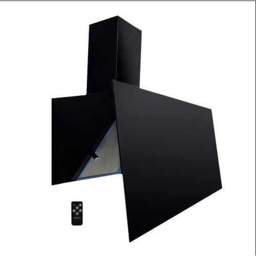 Chimney Built-In Hood With Remote Control 60 cm - Black - ROSE PLUS BL