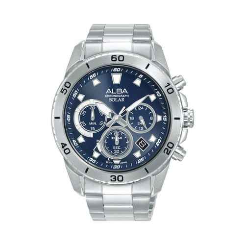 Men's Hand Watch Stainless Steel Strap, Solar powered chronograph - AZ5013X1
