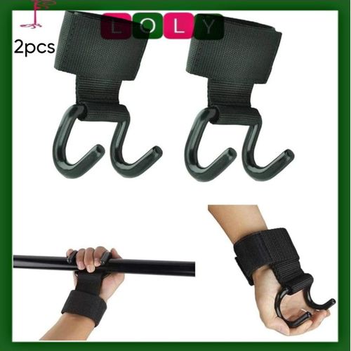 2 pcs Weight Lifting Hooks - Upgraded Heavy Duty Wrist Straps for Weightlifting, Powerlifting, Pull Up Bar, Powerlifting, Gym Fitness Training Alternative