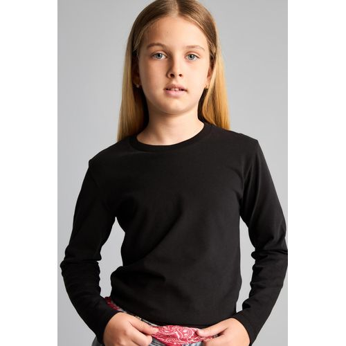 Girl Regular Fit Crew Neck Basic T-Shirt