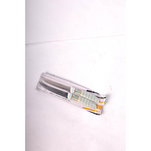 plastic hand printed hand stainless steel kitchen knife p2-white/cyan-n/a