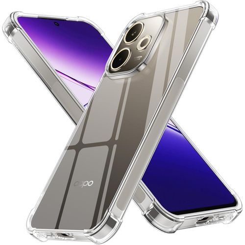 جراب لهاتف أوبو A5 برو 5G بشاشة 6.67 بوصة، جراب شفاف مقاوم للصدمات مصنوع من السيليكون الناعم TPU، جراب واقٍ شفاف لا يصفر لونه، غطاء رقيق وشفاف لهاتف أوبو A5 برو 5G