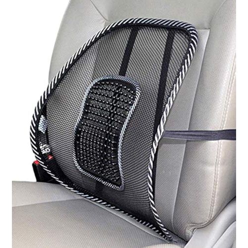 Mesh Lumbar Support for Car Office Chair Lumbar Support with Massage Knot Breathable Back Support Back Pain Relief Back Cushion for Posture Correction Lumbar Cushion