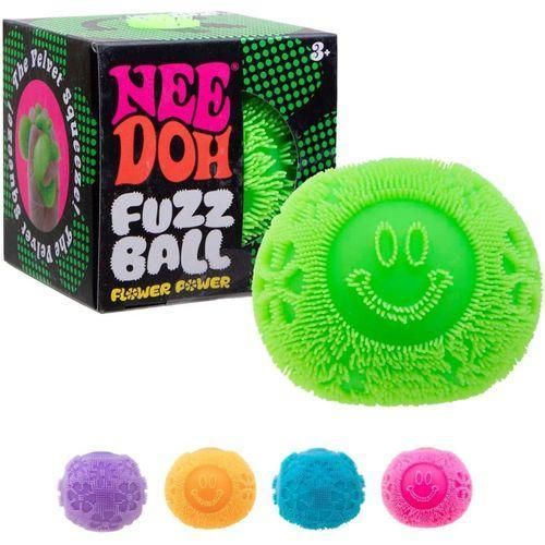 NeeDdoh Fuzz Ball Sensory Stress Toy - Fun Smiley Face Design - Single Piece