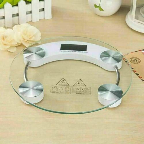Round Personal Glass Digital Weight Scale