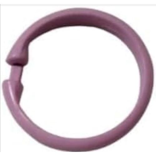 Plastic Curtain Rings 10 Pieces (Pink)
