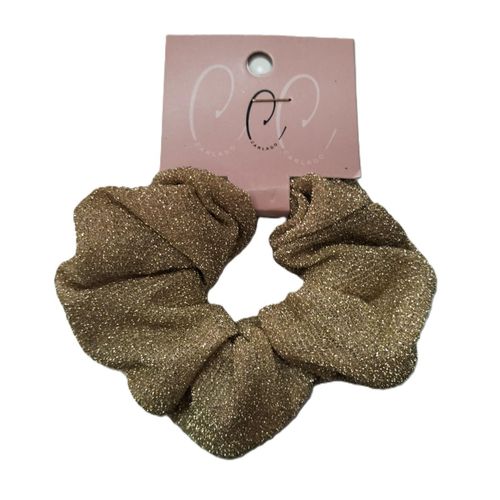 Gold glitter HAIR SCRUNCHIE TIE