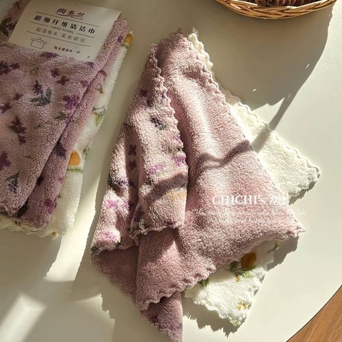 5-Piece Microfiber Drying and Cleaning Towel Set - Quick-Absorbing Microfiber Towels - Soft Towels that absorb water quickly and are suitable for everyday use in the kitchen and bathroom