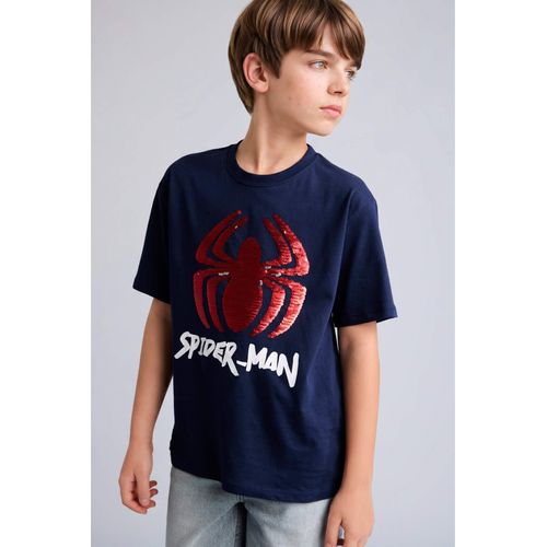Boy Regular Fit Spiderman Licensed Short Sleeve T-Shirt