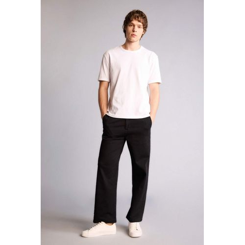 Soft Textured Wide Leg Jeans