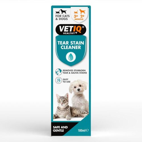 VetIQ Tear Stain Cleaner for Dogs & Cats – 100ml