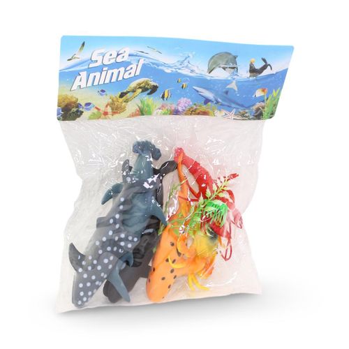 Sea Creatures Figures Set – 6 Pcs