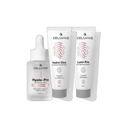 CELLVIVE Pro + Hyalo Pro + Hydra Cica Cream Complete Skincare Bundle f