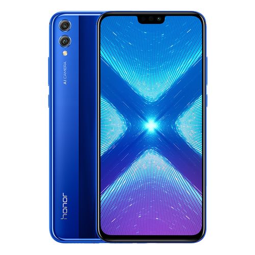 موبايل هونر Honor 8X موبايل - 6.5 بوصة - 128 جيجا - ثنائي الشريحة - 4G- أزرق من جوميا