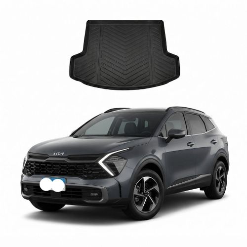 Car Trunk Mat for Kia Sportage 2023-2026 – Waterproof Rubber Cargo Liner – Heavy-Duty Boot Floor Protector
