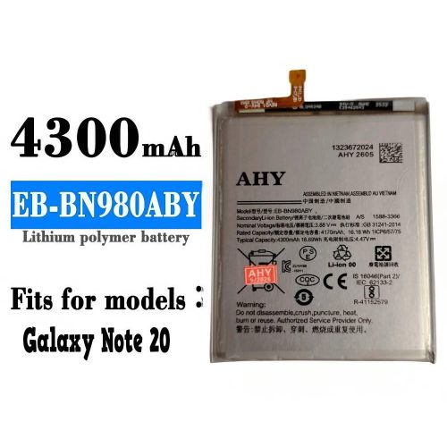 Rechargeable Lithium-Ion Battery Model (EB-BN980ABY) – Compatible with Samsung phones such as the Galaxy Note 20