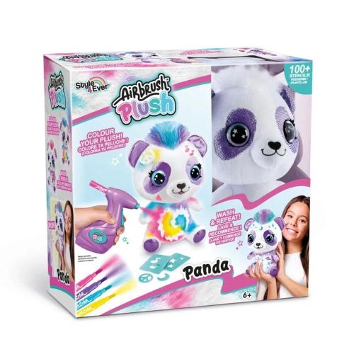 Style 4 Ever Airbrush Plush Panda Coloring Toy - OFG257
