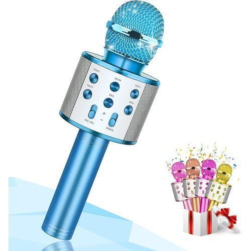 Dislocati Wireless Microphone – A toy for children aged 3–12 a karaoke microphone gift for girls aged 3 to 12.