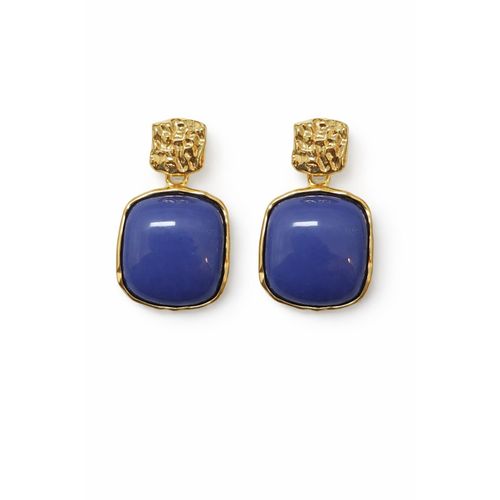 Set of Rounded Square Dangle Zinc Alloy Earrings for Women – Elegant Daily Fashion