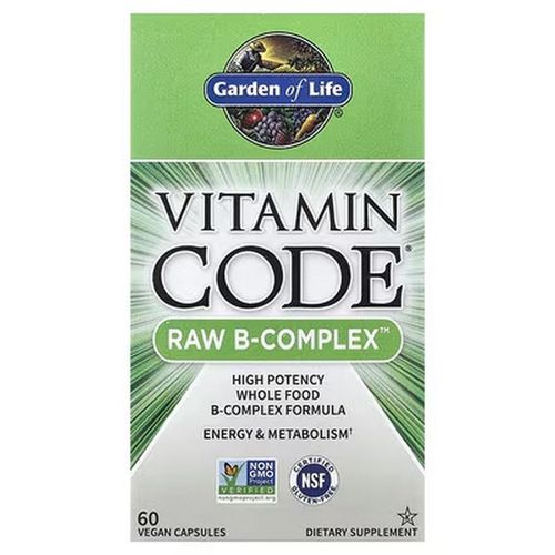 Vitamin Code, RAW B-Complex, 60 Vegetarian Capsules