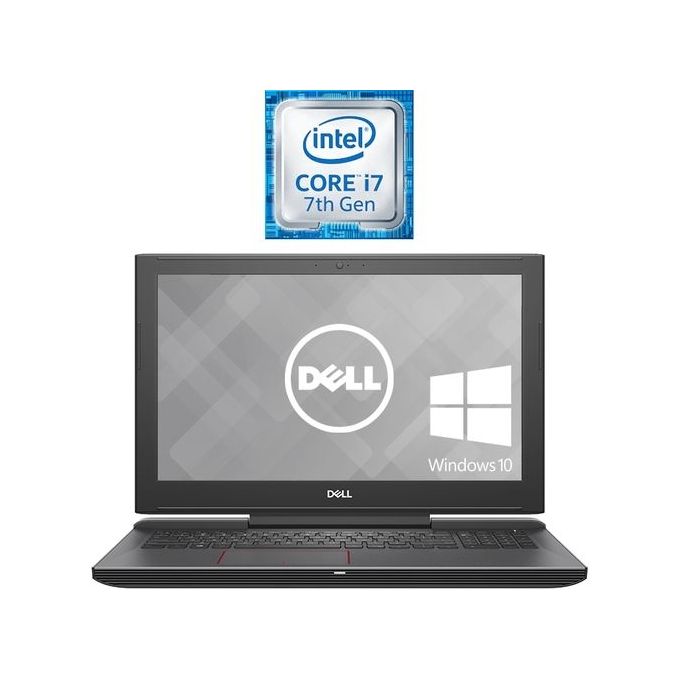 Inspiron 15-7577 Gaming Laptop - Intel Core I7 - 16GB RAM - 1TB HDD + 256GB SSD - 15.6 FHD - 6GB GPU - Windows 10 - Black