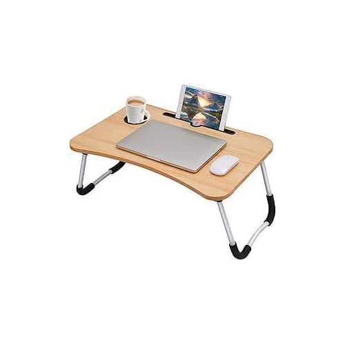 HOSJOY Laptop Bed Table, Breakfast Tray with Foldable Legs, Portable Standing Desk, Notebook Stand, Reading Stand for Sofa Couch Floor Kids - Standard Size