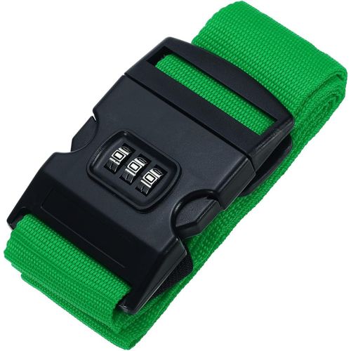 Luggage Straps Suitcase Straps Adjustable Luggage Belts Strap with Combination Lock for Luggage Suitcases Travel - Multicolor