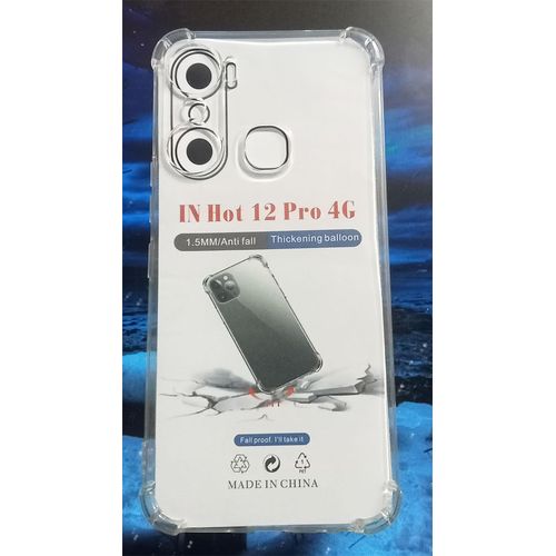 Transperent Case scratch resistant , shock resistant , long-lasting as new Compatible With Infinix Hot 12 Pro