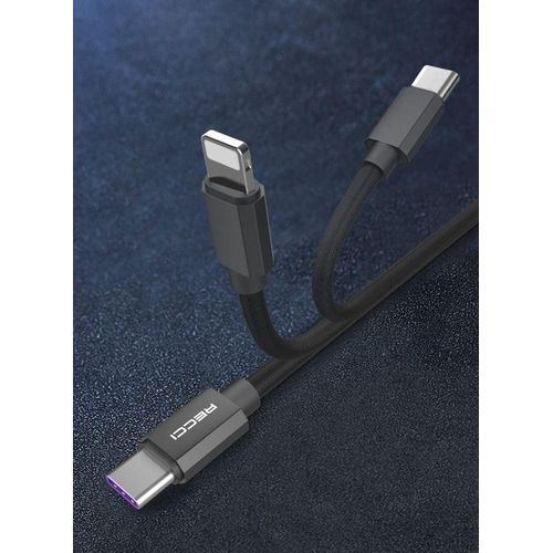 Recci Data Cable Star link Series USB-A to Micro, 150 cm Black-RTC-N17M-B