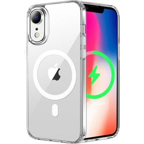 Case For iPhone XR 6.1 Inch Compatible With Mag-Safe, Scratch Resistant, Anti-Slip Protective Frame, Classic Style Transparent Cover