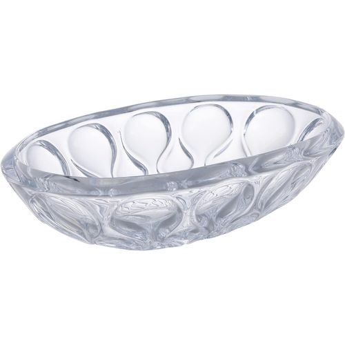Ocean Oval Bowl- Crystal, Transparent