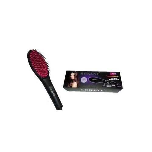 Buy Sokany Hair Straightening Brush - Black in Egypt