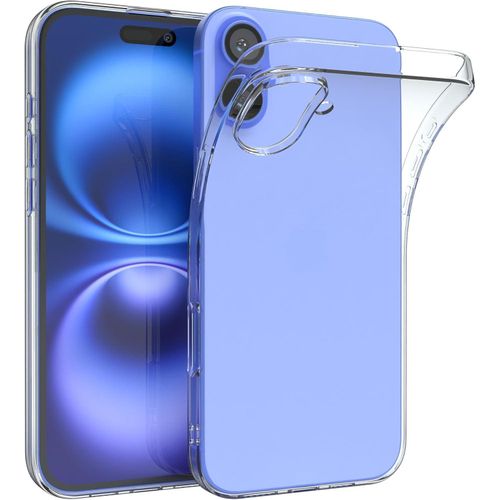 EasyCase silicone mobile phone case compatible with iPhone 16, slim shockproof protective case for Apple iPhone 16 Plus, lightweight and slim silicone protective case from EasyCase