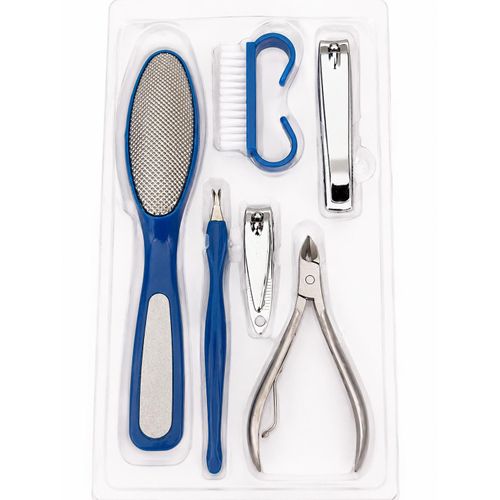 6-Piece Manicure & Pedicure Grooming Kit – Professional Nail Care Set
