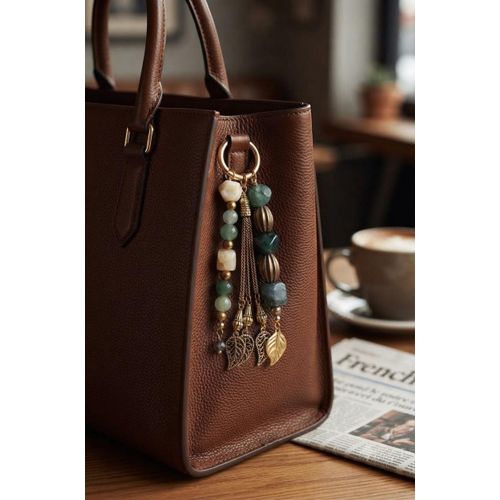 Dark Green Bag Charms And Keychains