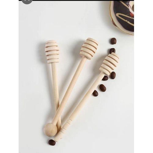 wooden honey spoon