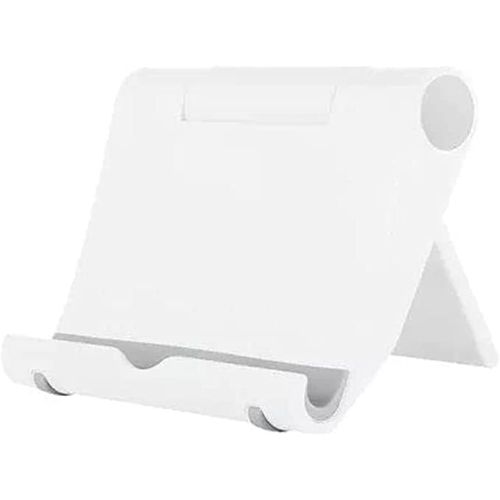 -Angle Mobile Stand for Comfortable Viewing Experience - White