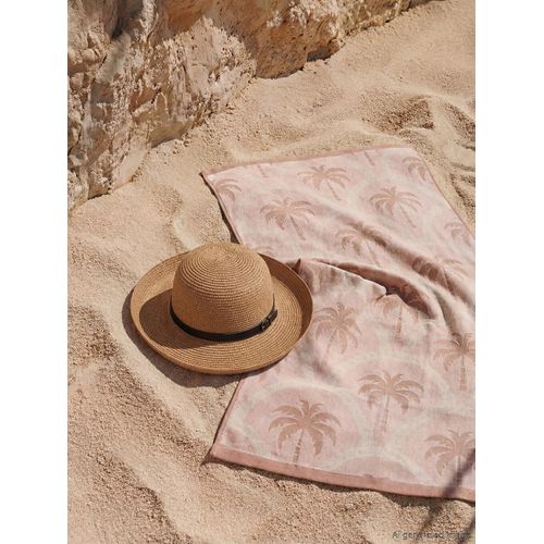 Palm Patterned Women's Beach Towel 70X150 Cm