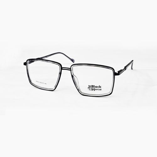 Men’s Optical Eyeglasses Metal & TR Frame – Square Design – No Nose Pads – Lightweight & Comfortable