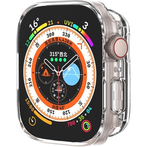 Protective Case Compatible with iWatch Ultra/Ultra 2 49mm Rugged All-Around Shockproof TPU Lightweight Bumper Cover
