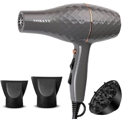مجفف شعر بقدرة 3300 وات مع موزع من سوكاني، SK-2224،واط، متعدد الألوان
