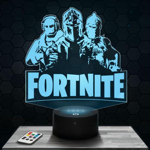 Lampephoto.fr Bedside Lamp - Touch Night Light Video Games - 3 Characters 3D LED Illusion Lamp, Christmas Birthday Gift Idea Boy Girl Night Lamp for Children or Adults Room