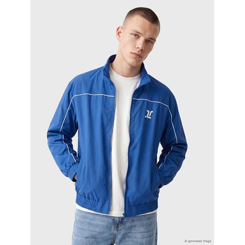 Relax Fit Mock Neck Men's Coat