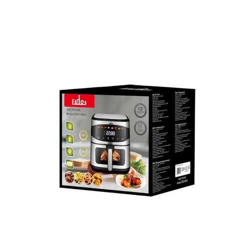 ERS-8004 Air Fryer 13l Dual-basket With Viewing Windows Digital Touch Control With Led Display