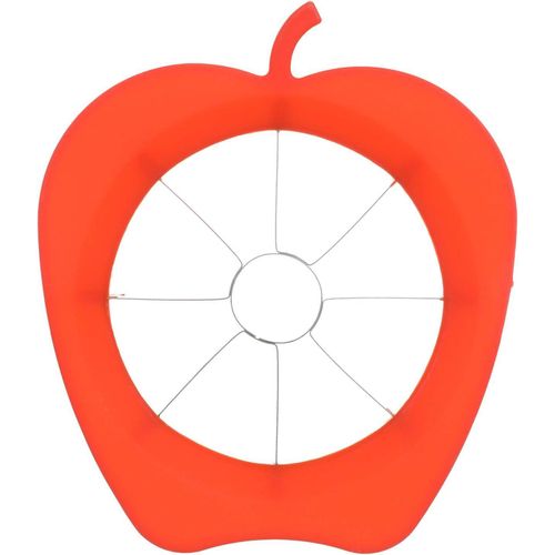 Stainless Steel And Plastic Apple Slicer - Dark Orange