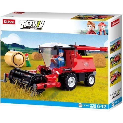 Town Farm Harvester Bricks Set 229 Pieces - M38-B0779